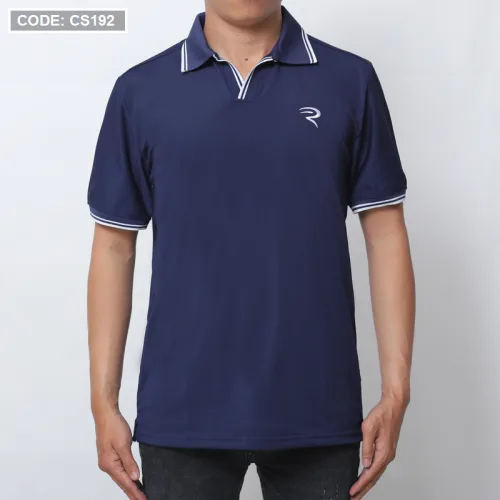 Áo Thun Nam Cá Sấu Polo Viền Bo Ngực Thêu Logo Chữ R (Có Size 3XL)