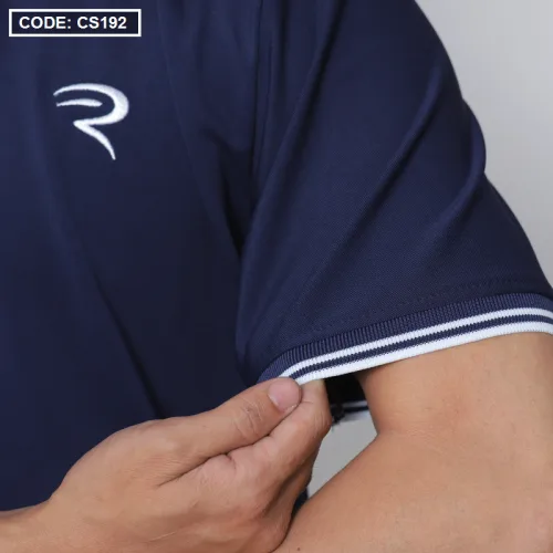 Áo Thun Nam Cá Sấu Polo Viền Bo Ngực Thêu Logo Chữ R (Có Size 3XL)