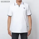Áo Thun Nam Cá Sấu Polo Viền Bo Ngực Thêu Logo Chữ R (Có Size 3XL)
