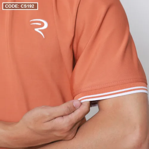 Áo Thun Nam Cá Sấu Polo Viền Bo Ngực Thêu Logo Chữ R (Có Size 3XL)