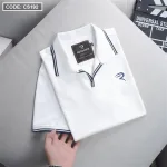 Áo Thun Nam Cá Sấu Polo Viền Bo Ngực Thêu Logo Chữ R (Có Size 3XL)
