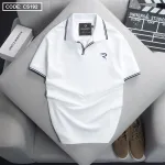 Áo Thun Nam Cá Sấu Polo Viền Bo Ngực Thêu Logo Chữ R (Có Size 3XL)