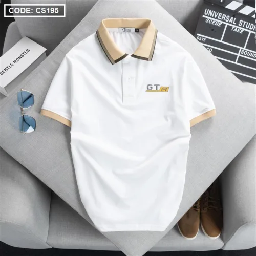 Áo Thun Nam Cá Sấu Poly Thêu Logo GTR (Có size 3x)
