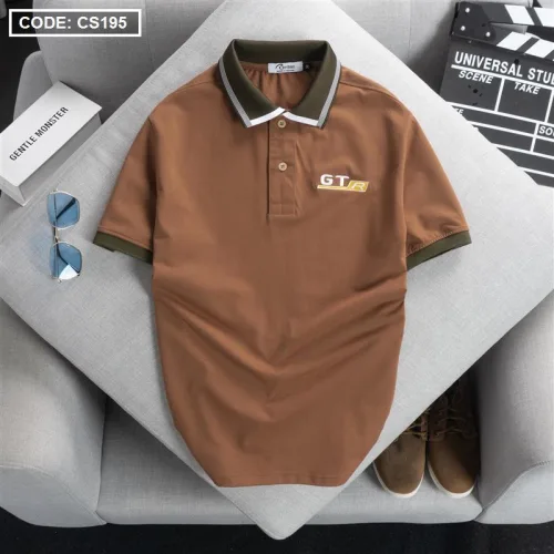 Áo Thun Nam Cá Sấu Poly Thêu Logo GTR (Có size 3x)