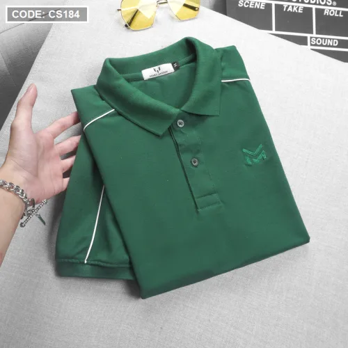 Áo Thun Nam Polo Cá Sấu Thêu Logo Phối Màu (Có Size 3XL)