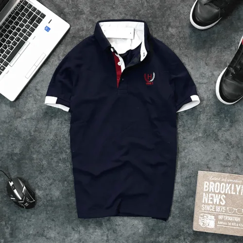 Áo Thun Polo Nam Cổ Bẻ Thêu Logo Bông Lúa Cao Cấp