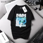 Áo Thun Nam Cotton Tay Ngắn In Hình Summer