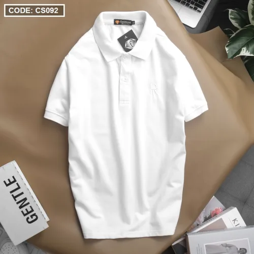 Áo Thun Nam Có Cổ Polo Thêu Chữ R