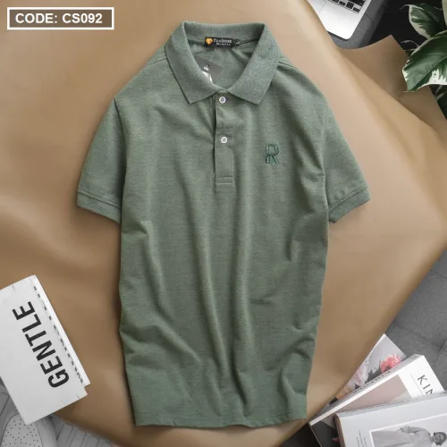 Áo Thun Nam Có Cổ Polo Thêu Chữ R