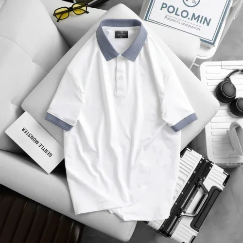 Áo Thun Nam Cổ Bẻ Họa Tiết In Hình Máy Bay (Có Size 3XL)