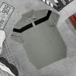 Áo Thun Nam Cổ Bẻ Họa Tiết Sọc Ngang Trước Ngực Bền Đẹp (Có Size 3XL)