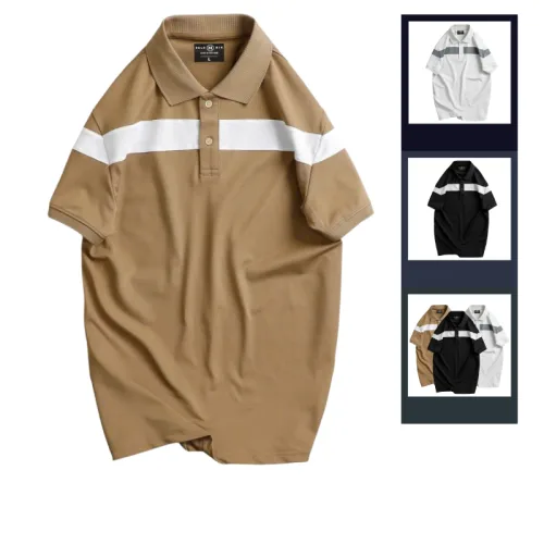 Áo Thun Nam Cổ Bẻ Họa Tiết Sọc Ngang Trước Ngực Bền Đẹp (Có Size 3XL) – một lựa chọn đáng tham khảo trong áo polo nam