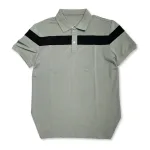 Áo Thun Nam Cổ Bẻ Họa Tiết Sọc Ngang Trước Ngực Bền Đẹp (Có Size 3XL)