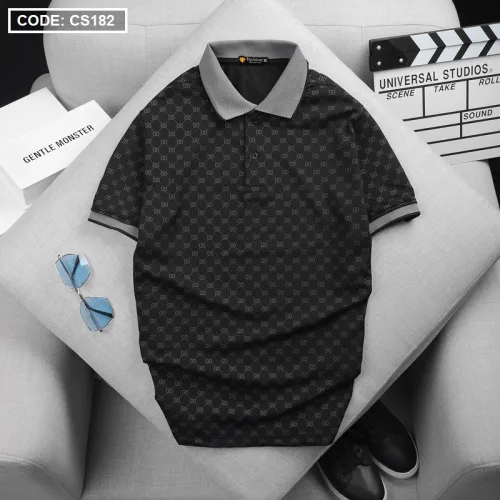 Áo Thun Nam Cá Sấu Polo Họa Tiết (Có Size 3XL)