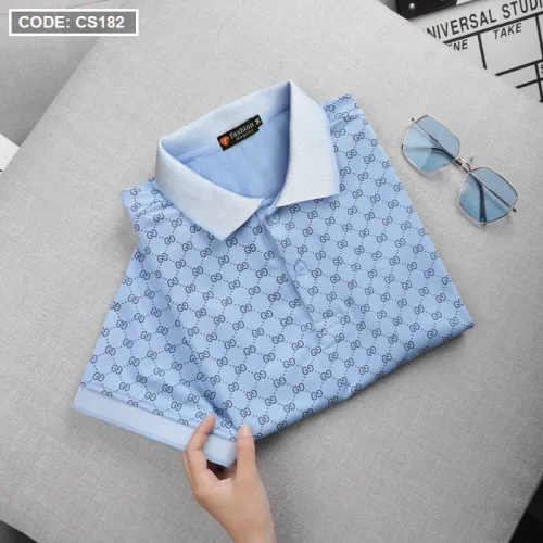 Áo Thun Nam Cá Sấu Polo Họa Tiết (Có Size 3XL)