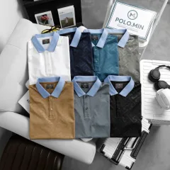 Áo Thun Nam Cổ Bẻ In Họa Tiết Độc Đáo (Có Size 3XL)