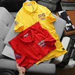 Áo Thun Nam Cổ Bẻ In Logo Trước Ngực Và Tay Áo (Có Size 3X)
