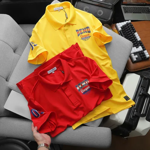 Áo Thun Nam Cổ Bẻ In Logo Trước Ngực Và Tay Áo (Có Size 3X)