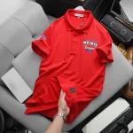 Áo Thun Nam Cổ Bẻ In Logo Trước Ngực Và Tay Áo (Có Size 3X)