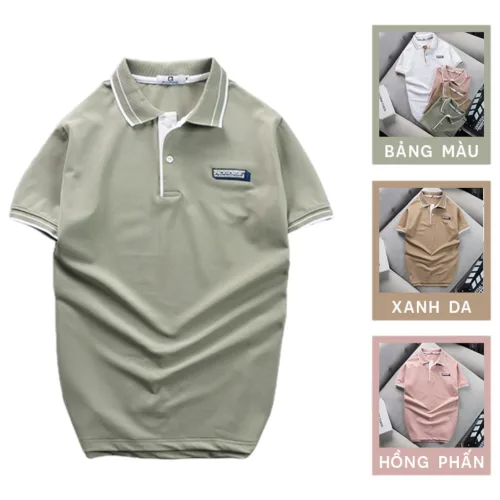 Áo thun Nam cổ bẻ Pack Horse Logo Thêu ( Có size 3x)