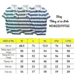 Áo Thun Nam Cổ Bẻ Pack Horse Sọc Ngang Thêu Logo trước Ngực (Có Size 3X)