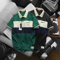 Áo Thun Nam Cổ Bẻ Pack Horse Thêu Logo Superior Trước Ngực (Có Size 3X)