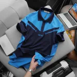 Áo Thun Nam Cổ Bẻ Pack Horse Thêu Nổi Chữ Airline Cao Cấp (Có Size 3x)
