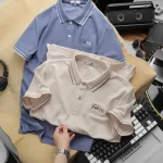 Áo Thun Nam Cổ Bẻ Pack Hourse Thêu Chữ Polo TE
