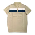 Áo Thun Nam Cổ Bẻ Phối Hai Sọc Ngang Trước Ngực Trẻ Trung (Có Size 3XL)