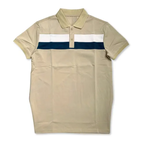 Áo Thun Nam Cổ Bẻ Phối Hai Sọc Ngang Trước Ngực Trẻ Trung (Có Size 3XL)