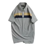 Áo Thun Nam Cổ Bẻ Phối Hai Sọc Ngang Trước Ngực Trẻ Trung (Có Size 3XL)
