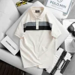 Áo Thun Nam Cổ Bẻ Phối Hai Sọc Ngang Trước Ngực Trẻ Trung (Có Size 3XL)