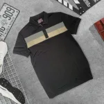 Áo Thun Nam Cổ Bẻ Phối Hai Sọc Ngang Trước Ngực Trẻ Trung (Có Size 3XL)