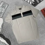 Áo Thun Nam Cổ Bẻ Phối Hai Sọc Ngang Trước Ngực Trẻ Trung (Có Size 3XL)