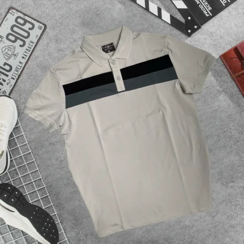 Áo Thun Nam Cổ Bẻ Phối Hai Sọc Ngang Trước Ngực Trẻ Trung (Có Size 3XL)