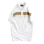 Áo Thun Nam Cổ Bẻ Phối Hai Sọc Ngang Trước Ngực Trẻ Trung (Có Size 3XL)
