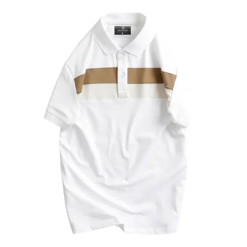 Áo Thun Nam Cổ Bẻ Phối Hai Sọc Ngang Trước Ngực Trẻ Trung (Có Size 3XL)
