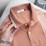 Áo Thun Nam Có Cổ Cá Sấu Poly Phối Họa Tiết Sọc (Có Size 3XL)