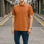Áo Thun Nam Có Cổ Cá Sấu Poly Phối Họa Tiết Sọc (Có Size 3XL)