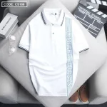 Áo Thun Nam Có Cổ Cá Sấu Poly Phối Họa Tiết Sọc (Có Size 3XL)
