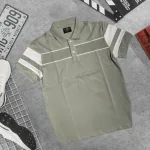 Áo Thun Nam Cổ Bẻ Phối Sọc Áo Trẻ Trung (Có Size 3XL)