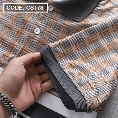 Áo Thun Nam Polo Cá Sấu Có Cổ Phối Sọc (Có Size 3XL)