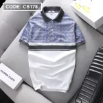 Áo Thun Nam Polo Cá Sấu Có Cổ Phối Sọc (Có Size 3XL)