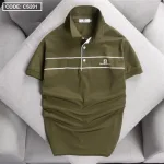 Áo Thun Nam Cổ Bẻ Phối Sọc Ngang In Logo PackHorse (có size 3x)