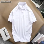 Áo Thun Polo Nam Tay Ngắn Bo Cổ Dệt Cao Cấp