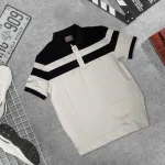 Áo Thun Nam Cổ Bẻ Sọc Ngang Phối Màu Trẻ Trung (Có Size 3XL)