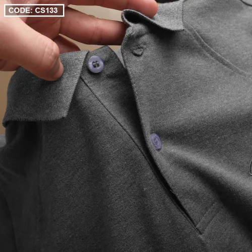 Áo Thun Nam Cổ Bẻ Thêu Chữ Cao Cấp
