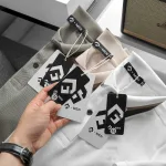 Áo Thun Nam Cổ Bẻ Thêu Chữ G (Có size 3x)
