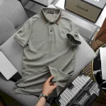 Áo Thun Nam Cổ Bẻ Thêu Chữ G (Có size 3x)