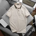 Áo Thun Nam Cổ Bẻ Thêu Chữ G (Có size 3x)